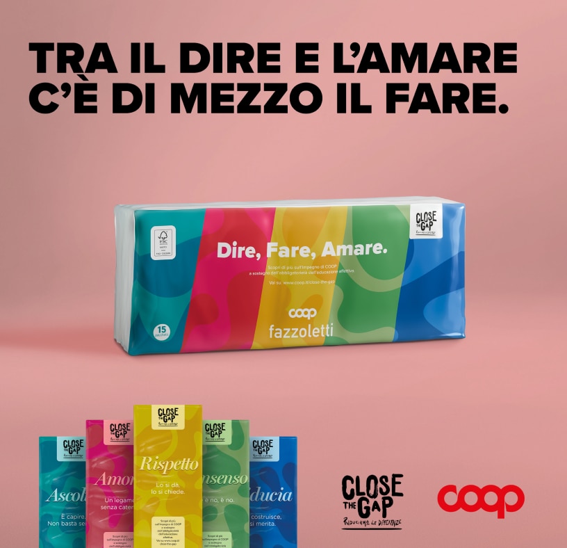 Immagine campagna Close the gap