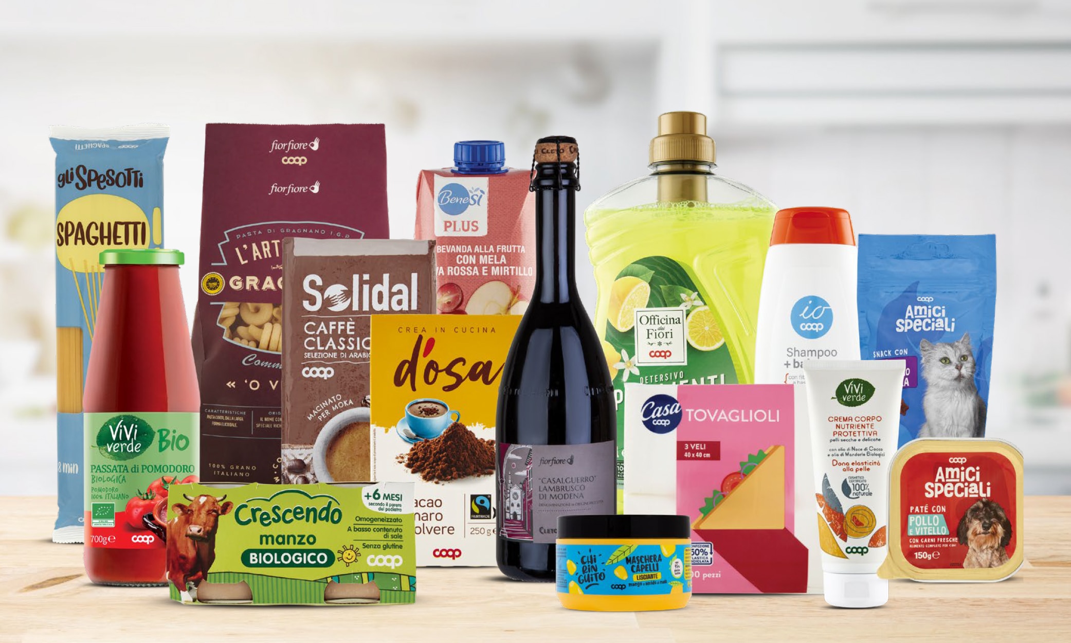 Groupage prodotti Coop