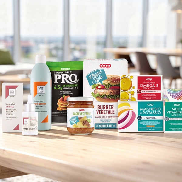 -25% su prodotti di alcune linee Coop selezionate