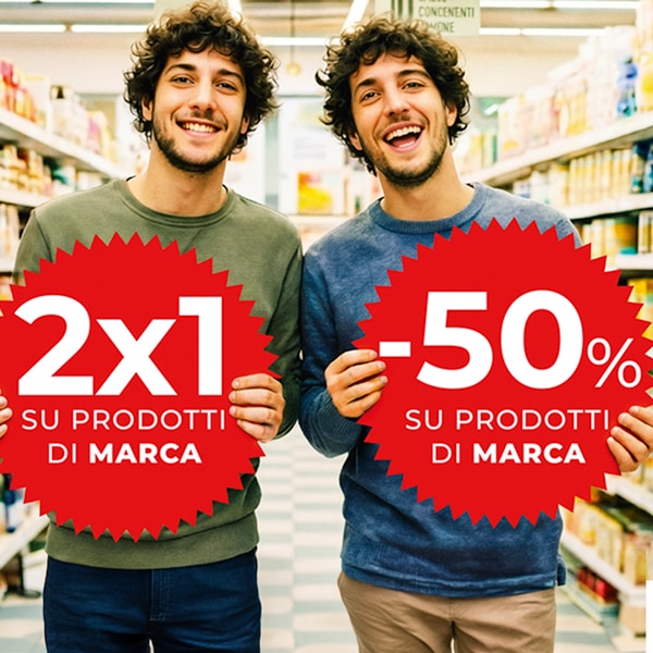 Gli Imperdibili 2x1 e -50%