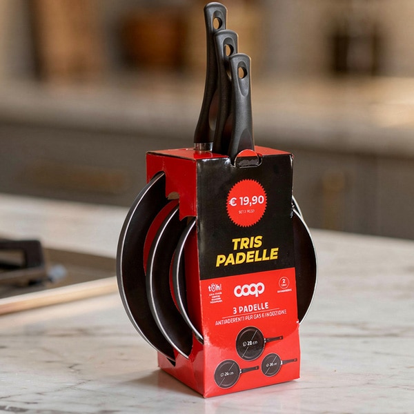 Tris di padelle Toh! Chi si rivede